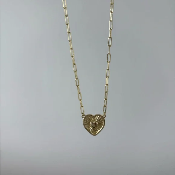 Uncommon James Gold Radiating Heart Necklace - Picture 2 of 2